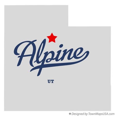 Map of Alpine, UT, Utah