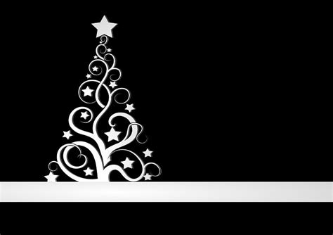 Black and white christmas card Digital Art by Martin Capek