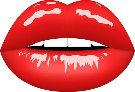 Red lips clipart design illustration 9397879 PNG