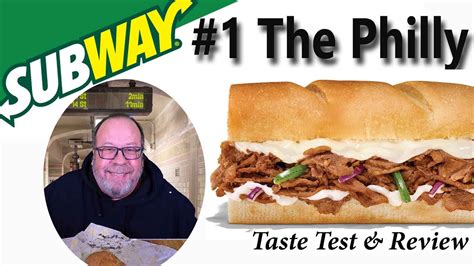 Subway Series Menu - #1 The Philly Review (Philly Cheesesteak) | Taste Test & Review ...