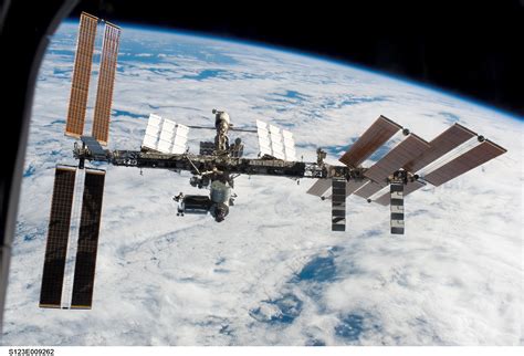 ESA - View of the International Space Station following undocking of ...