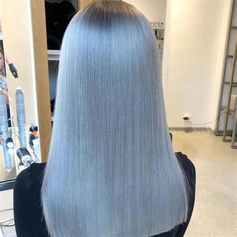 Grey Blue Hair Dye