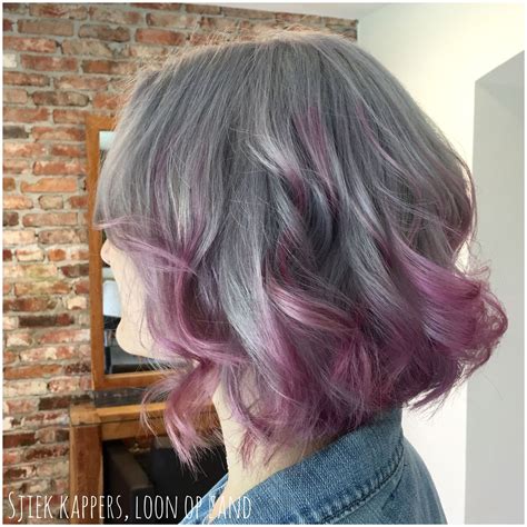 Balayage, grey, pink | Hair, Gorgeous hair, Balayage