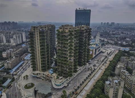 Chinese city welcomes another 'vertical forest' in concrete jungle ...