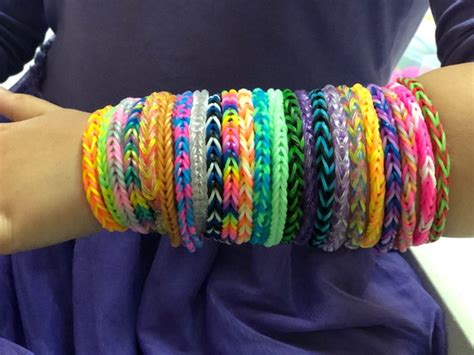 Rubber Band Bracelets Colorful and Customizable | Etsy