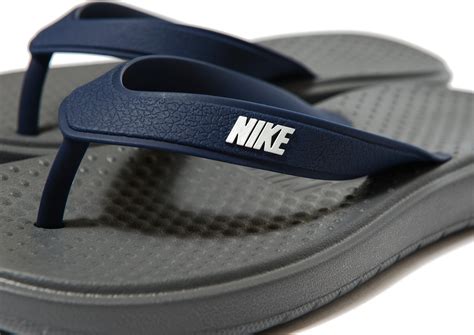 Nike Solay Flip Flops in Gray for Men - Lyst