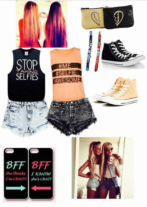 Pin by 🌸Melody Castro🌸 on Outfits | Best friend outfits, Friend outfits, Bff outfits