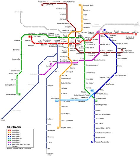 UrbanRail.Net > South America > Chile > Metro de Santiago