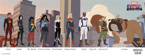 Meet main characters from "Marvel rising" - YouLoveIt.com