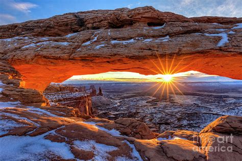 Winter Sunrise Mesa Arch Photograph by Colin D Young - Fine Art America