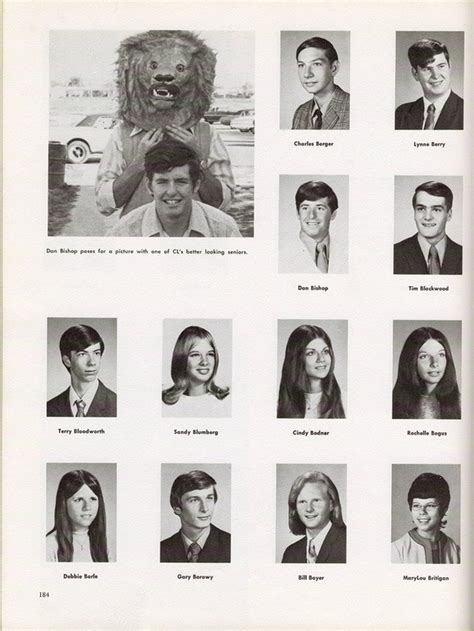 1972 Yearbook - Seniors - Center Line High School Memories