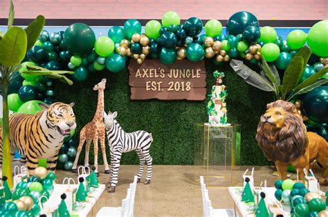 Jungle Themed Birthday Parties! - Elegant Tea Time Wedding & Event Styling