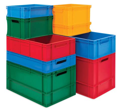 Coloured Euro Stacking Containers 10L Packs - 300W x 400D x 120H | Euro Containers