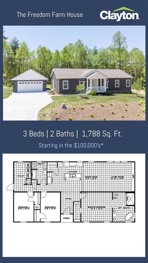 Clayton Homes Farmhouse Floor Plans - floorplans.click