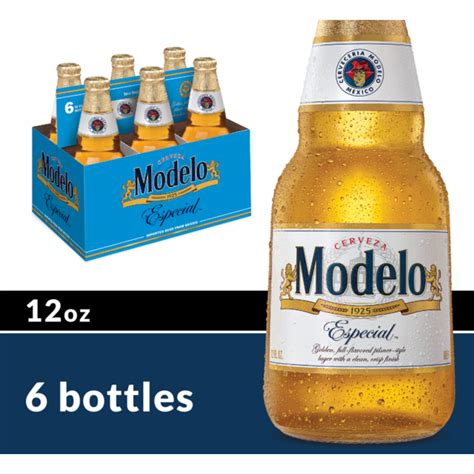 Modelo Especial Mexican Lager Beer, 6 pk 12 fl oz Bottles, 4.4% ABV - Walmart.com - Walmart.com