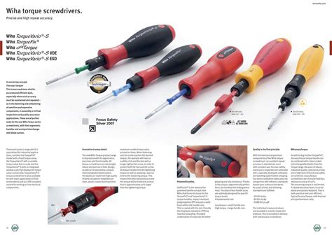 Wiha torque screwdrivers.