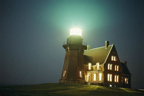 The Giant Red Brick Lighthouse And Photograph by Michael Nichols