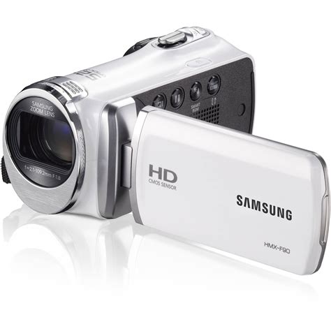 Samsung HMX-F90 HD Camcorder (White) HMX-F90WN/XAA B&H Photo