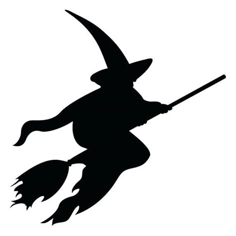 Witch Silhouette Template at GetDrawings | Free download