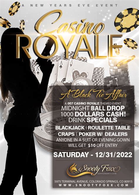 NYE 2023 - Casino Royale - Snooty Foxx Gentleman's Club