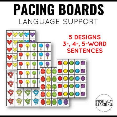 Pacing Boards Visuals - Positively Learning