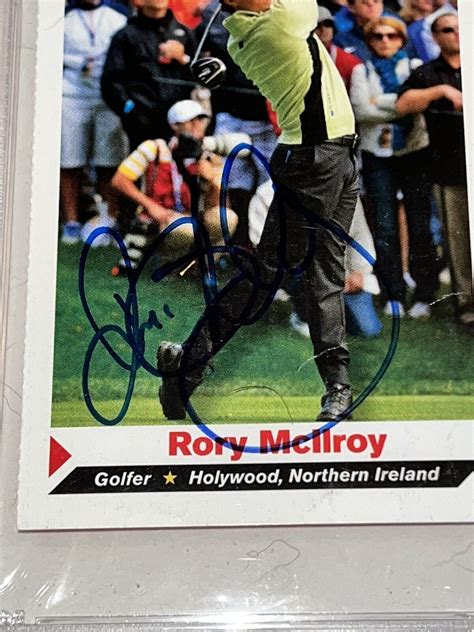 Rory Mcilroy Autographed Signed Sports Illustrated Golf Autograph PSA ...