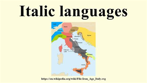 Italic languages - YouTube