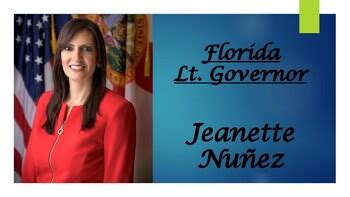 Lt. Governor Jeanette Nuñez (FL) Biography PowerPoint | TPT