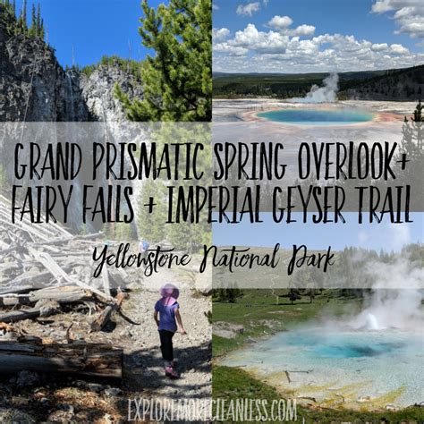 Grand prismatic spring hike on fairy falls trail to imperial geyser ...