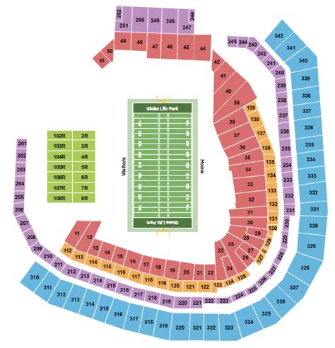 Globe Life Park Seating Chart & Maps - Arlington