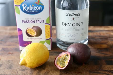 Passion Fruit Gin Cocktail Drink Recipe | dobbernationLOVES