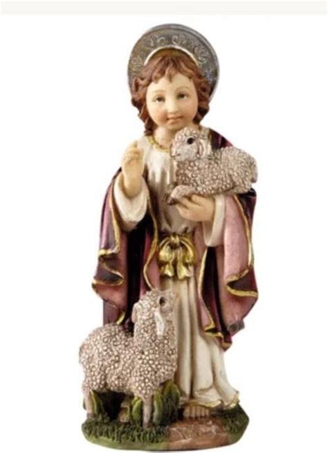 Jesus the Good Shepherd Statue 5" | #1852929528