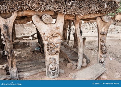 Details Of Toguna In A Dogon Village, Mali. Stock Photo - Image: 26443170