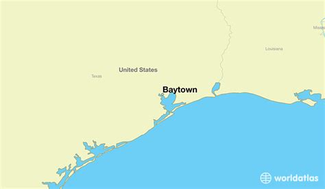 Where is Baytown, TX? / Baytown, Texas Map - WorldAtlas.com