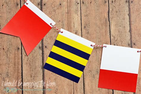 Free Printable Maritime Flags | i should be mopping the floor