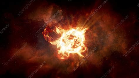 VY Canis Majoris, illustration - Stock Image - C056/4111 - Science Photo Library