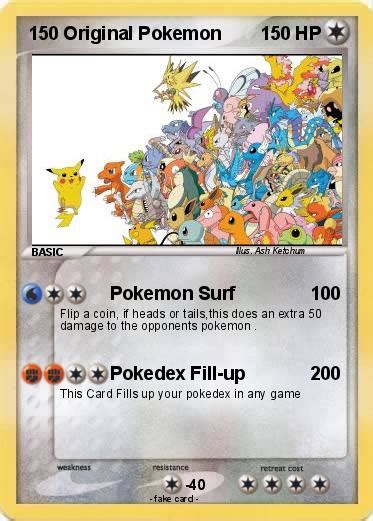 Pokémon 150 Original Pokemon - Pokemon Surf - My Pokemon Card