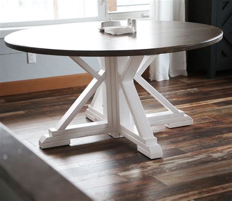 Diy Farmhouse Table Base Round | Hot Sex Picture