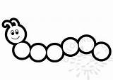 Happy Caterpillar Coloring Page Preschool  sketch template