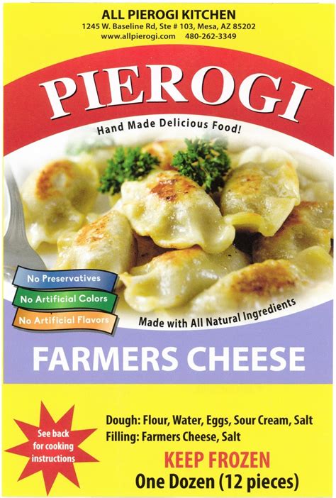 FARMERS CHEESE PIEROGI