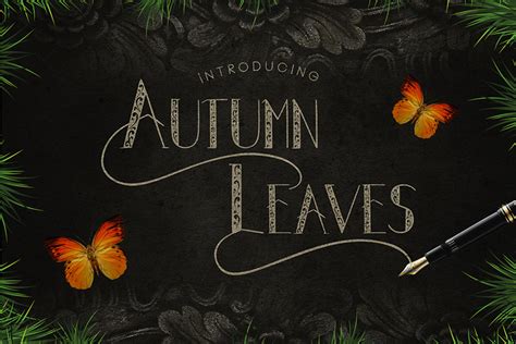 Autumn Leaves Font | dafont.com