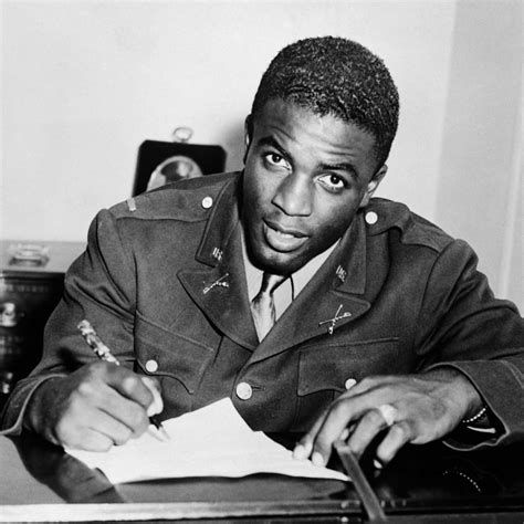 Jackie Robinson on Instagram: “#jackierobinson signing his contract ...