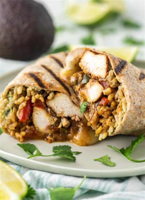 Chicken Fajita Wrap - Tasty Make-Ahead Lunch - Chisel & Fork