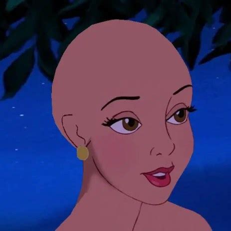 Disney Princesses as Bald - Endless Awesome