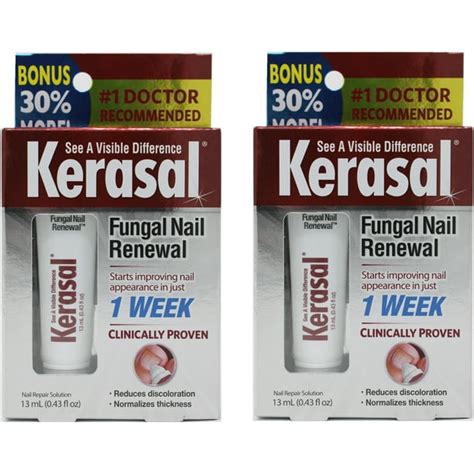 Kerasal - Kerasal Nail Fungal Nail Renewal Treatment, 2 Pack, 10 mL / 0.33 Oz - Walmart.com ...