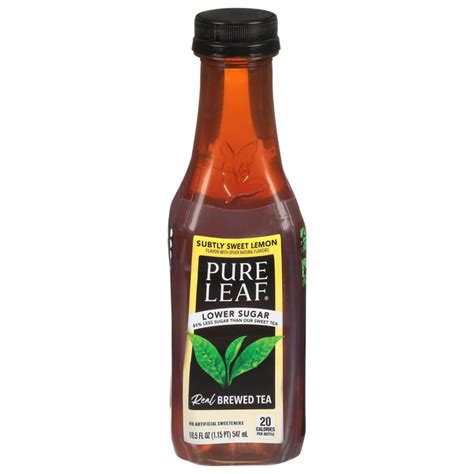 Save on Pure Leaf Real Brewed Tea Subtly Sweet Lemon Lower Sugar Order ...