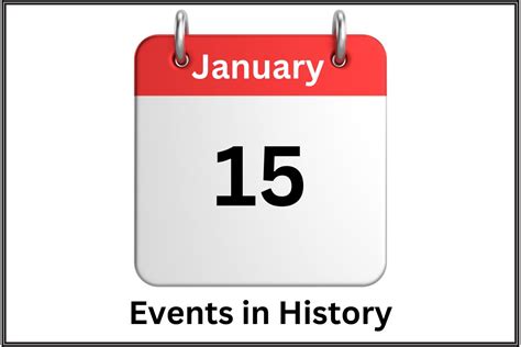 January 15 – On this Day in History - Have Fun With History