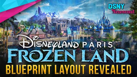 FROZEN LAND Layout Revealed for Disneyland Paris - Disney News - 2/13/20 - YouTube