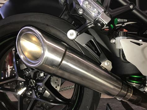 Kawasaki H2 SE/SX Vandemon Titanium Exhaust & H2R Titanium Muffler 201 ...