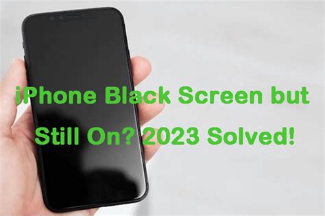 [Best 6 Ways] How to Fix iPhone Black Screen but Still On